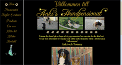 Desktop Screenshot of ankishundpensionat.se