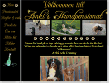Tablet Screenshot of ankishundpensionat.se